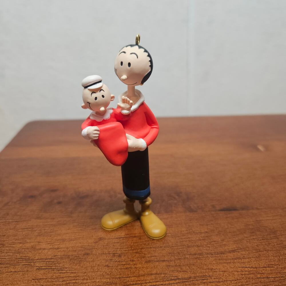 Vintage 1997 Hallmark Keepsake Ornament Olive Oyl and Swee'Pea